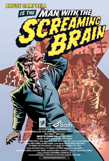 Man with the screaming brain