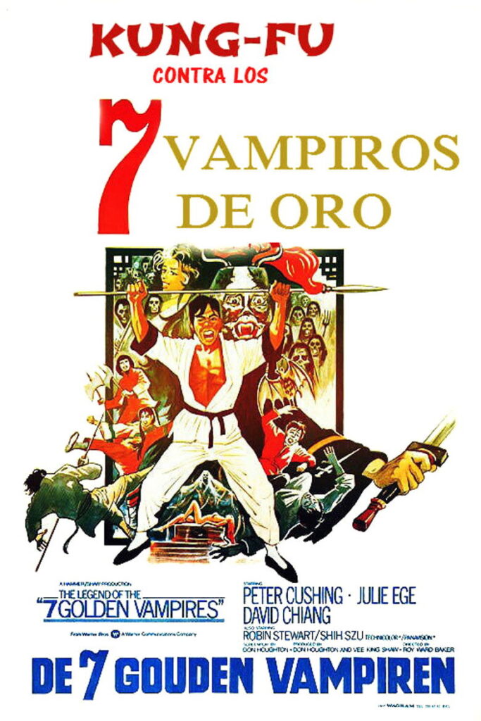 Kung fu contra los 7 vampiros de oro (the legend of the 7 golden vampires.)